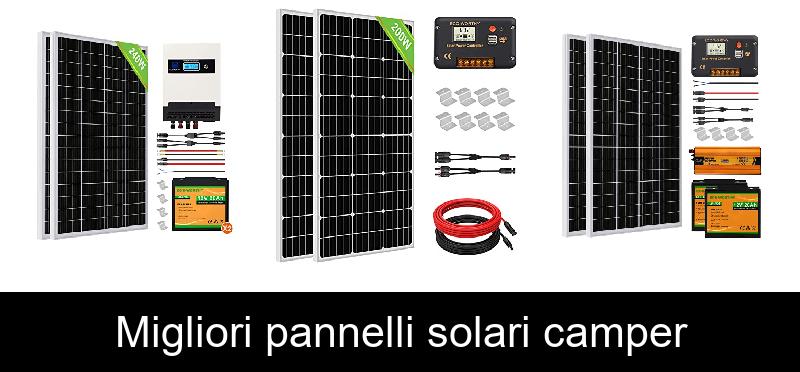 Migliori pannelli solari camper