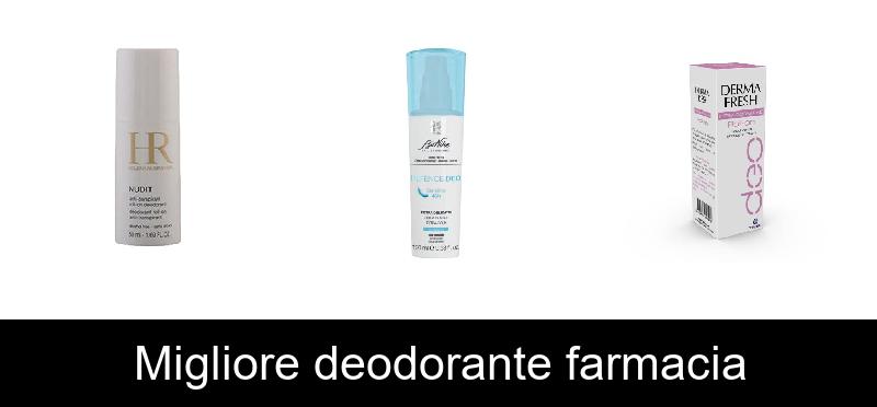 Migliore deodorante farmacia