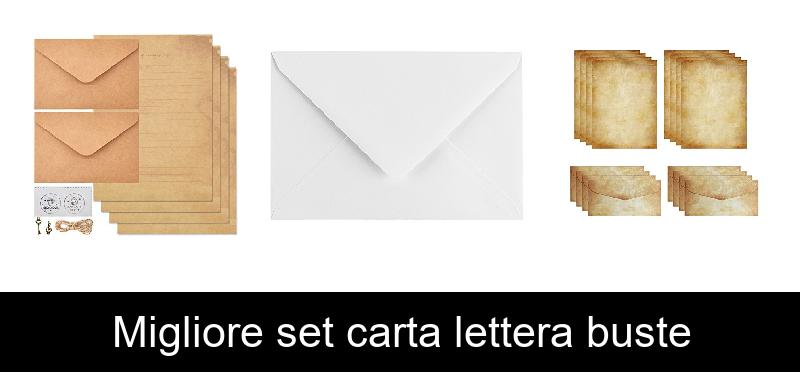 recensione Migliore set carta lettera buste
