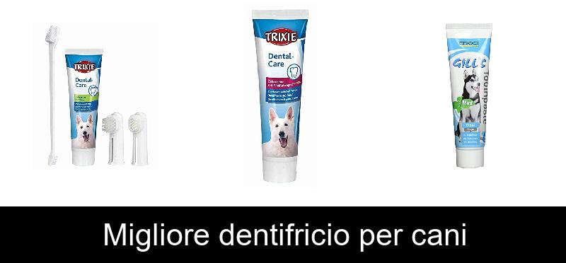 Migliore dentifricio per cani