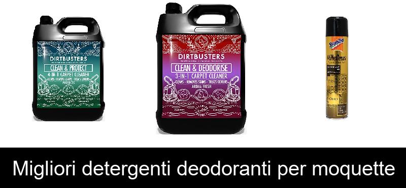 Migliori detergenti deodoranti per moquette