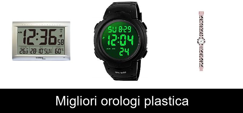 recensione Migliori orologi plastica