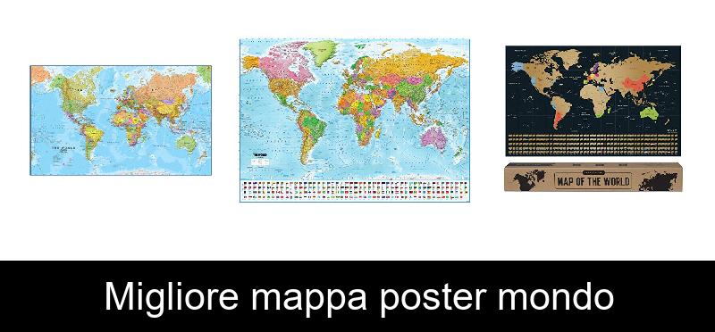 recensione Migliore mappa poster mondo