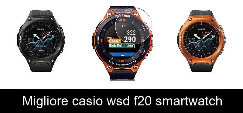 recensione Migliore casio wsd f20 smartwatch