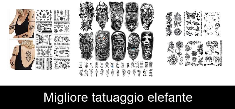 recensione Migliore tatuaggio elefante