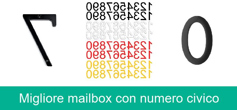 recensione Migliore mailbox con numero civico
