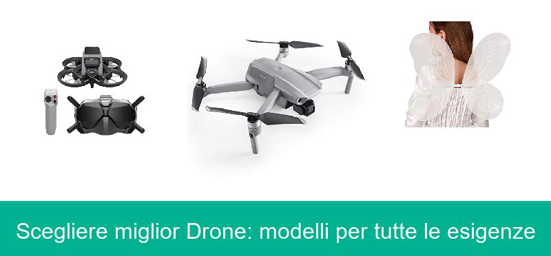 Scegliere miglior Drone: modelli per tutte le esigenze